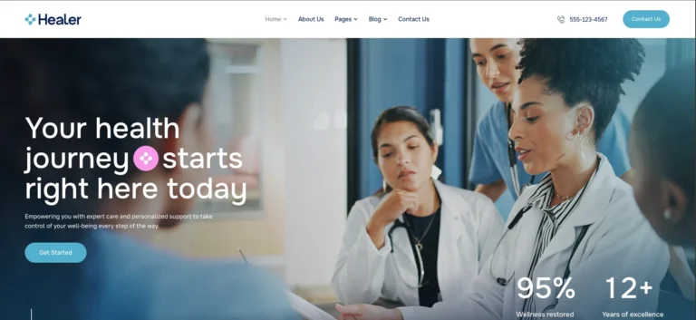 Doctor website example