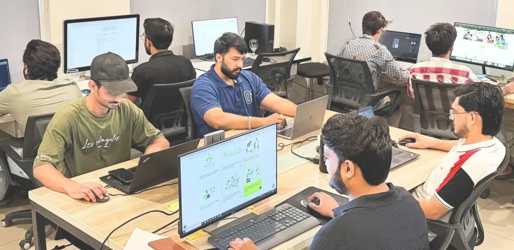 DevSteem team at the Lahore office
